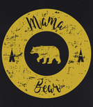 Koszulka damska z nadrukiem - Mama Bear Koło