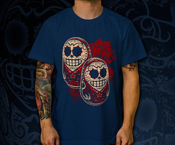 Koszulki z n adrukiem - Matrioszka de la Muerte