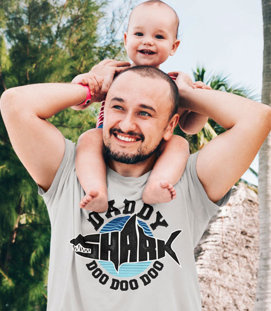 T-shirt - DADDY SHARK