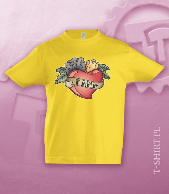 Koszulki Dziecięce - Serce Mama