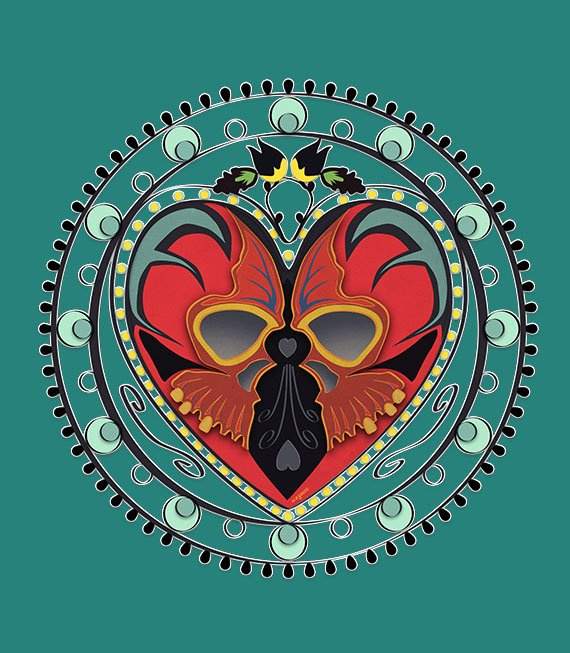 Koszulki z nadrukiem - Łowiczowe Love