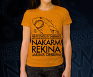 Koszulka damska z nadrukiem - Nakarm Rekina Jakimś Debilem