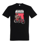 Koszulka z nadrukiem - Motocyklowy Mikołaj