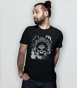 T-shirt z nadrukiem - Czachopusz