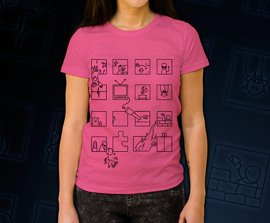 Koszulka damska z nadrukiem - Sąsiedzi (czarny nadruk)