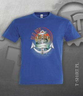Koszulki z nadrukiem - Old Boy Kotwica 3xl-5xl