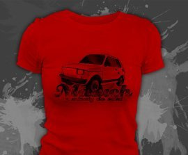 Koszulka damska z nadrukiem - Maluch, 3 minuty do setki