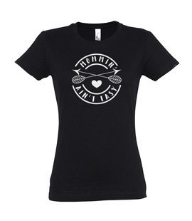 Koszulka damska z nadrukiem - Mommin'ain't easy