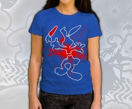 Koszulka damska z nadrukiem - Roadkill