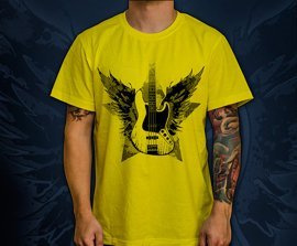 T-shirt z nadrukiem - ROCK AND ROLL (gitara basowa)