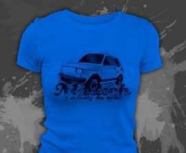 Koszulka damska z nadrukiem - Maluch, 3 minuty do setki