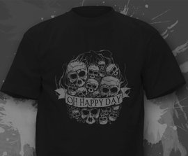 Koszulki z nadrukiem- Oh happy day 3XL - 5XL