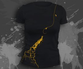 Koszulka damska z nadrukiem - Leap Of Faith