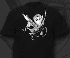 T-shirt z nadrukiem - Monkey Business