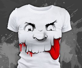 T-shirt z nadrukiem - Buzia