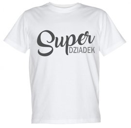 Koszulka z nadrukiem  - Super Dziadek