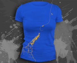 Koszulka damska z nadrukiem - Leap Of Faith