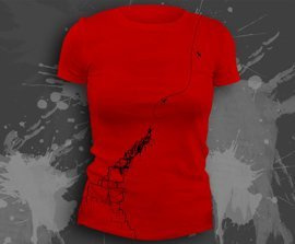 Koszulka damska z nadrukiem - Leap Of Faith