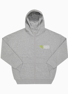 Bluza Unisex z kapturem na zamek   -  Technikum Technologii Cyfrowych w Szczecinie 