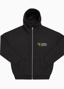 Bluza Unisex z kapturem na zamek   -  Technikum Technologii Cyfrowych w Szczecinie 