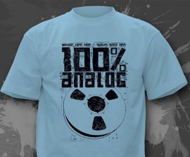 Koszulki z nadrukiem - 100% Analog Tape