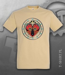 Koszulki z nadrukiem - Łowiczowe Love