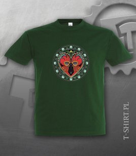 Koszulki z nadrukiem - Łowiczowe Love - 3xl-5xl