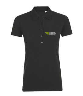 Koszulka Damska Polo  -  Technikum Technologii Cyfrowych w Szczecinie 