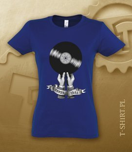 Koszulka damska z nadrukiem - Ave Vinyl