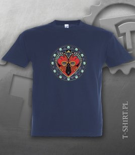 Koszulki z nadrukiem - Łowiczowe Love - 3xl-5xl