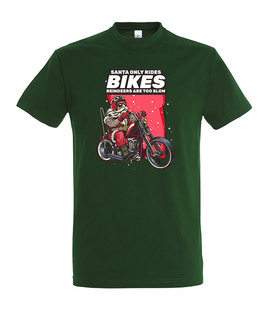 Koszulka z nadrukiem - Motocyklowy Mikołaj