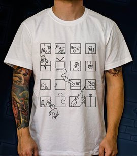 Koszulka z nadrukiem - Sąsiedzi 