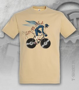 T-shirt z nadrukiem -  Sound bike.