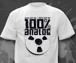 Koszulki z nadrukiem - 100% Analog Tape