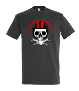 Koszulka męska - GASOLINE INSTEAD OF BLOOD