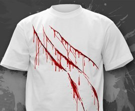 Koszulka z nadrukiem - Rana Powierzchowna