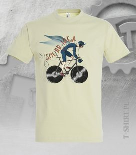 T-shirt z nadrukiem -  Sound bike.