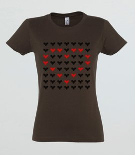 Koszulka damska z nadrukiem- Pixelove