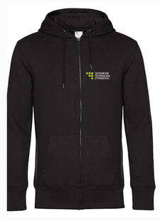 Bluza Męska  z kapturem na zamek   -  Technikum Technologii Cyfrowych w Szczecinie 