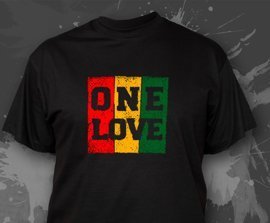 Koszulka z nadrukiem - ONE LOVE 3XL-5XL