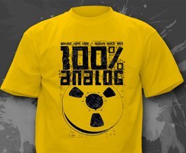 Koszulki z nadrukiem - 100% Analog Tape