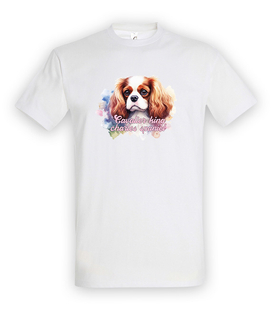 Koszulki z nadrukiem-Cavalier king charles spaniel