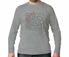 Koszulki z nadrukiem - FUCK THE SYSTEM 4 (Labirynt)