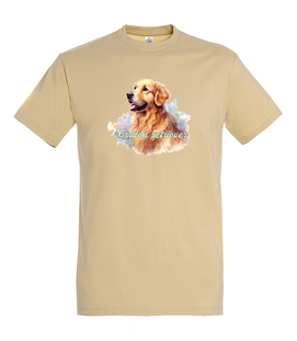 Koszulki z nadrukiem-Golden retriver