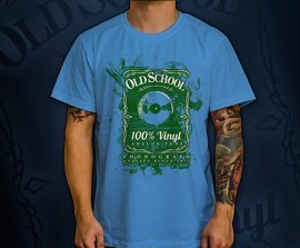 Koszulki z nadrukiem - Old School - 100% Vinyl