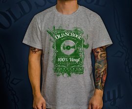 Koszulki z nadrukiem - Old School - 100% Vinyl