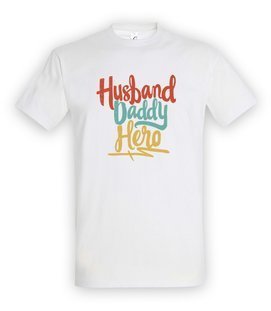 T-shirt - Husband Daddy Hero