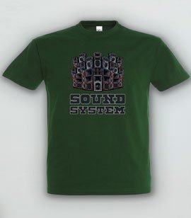 T-shirt z nadrukiem - Sound System 3xl-5xl 