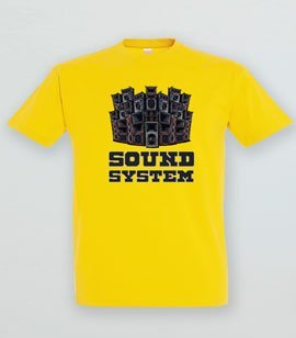 T-shirt z nadrukiem - Sound System 3xl-5xl 