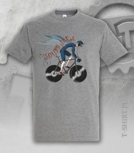 T-shirt z nadrukiem -  Sound bike.